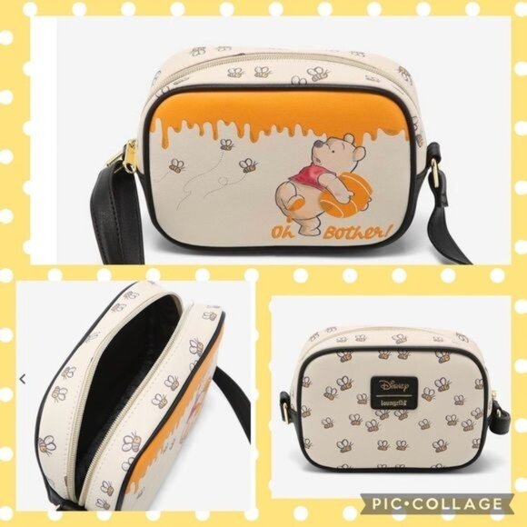 Loungefly Disney Winnie The Pooh Honey Bees Crossbody Bag